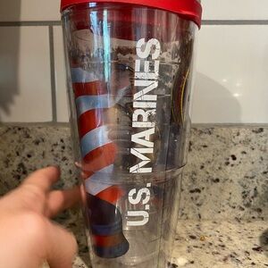 Tervis US Marines Tumbler with Red Lid